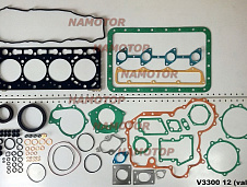 Ремкомплект двигателя KUBOTA V3300  (12V) 